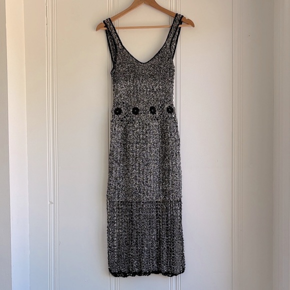 Handmade Crochet Cubana Knit Dress - Picture 1 of 9